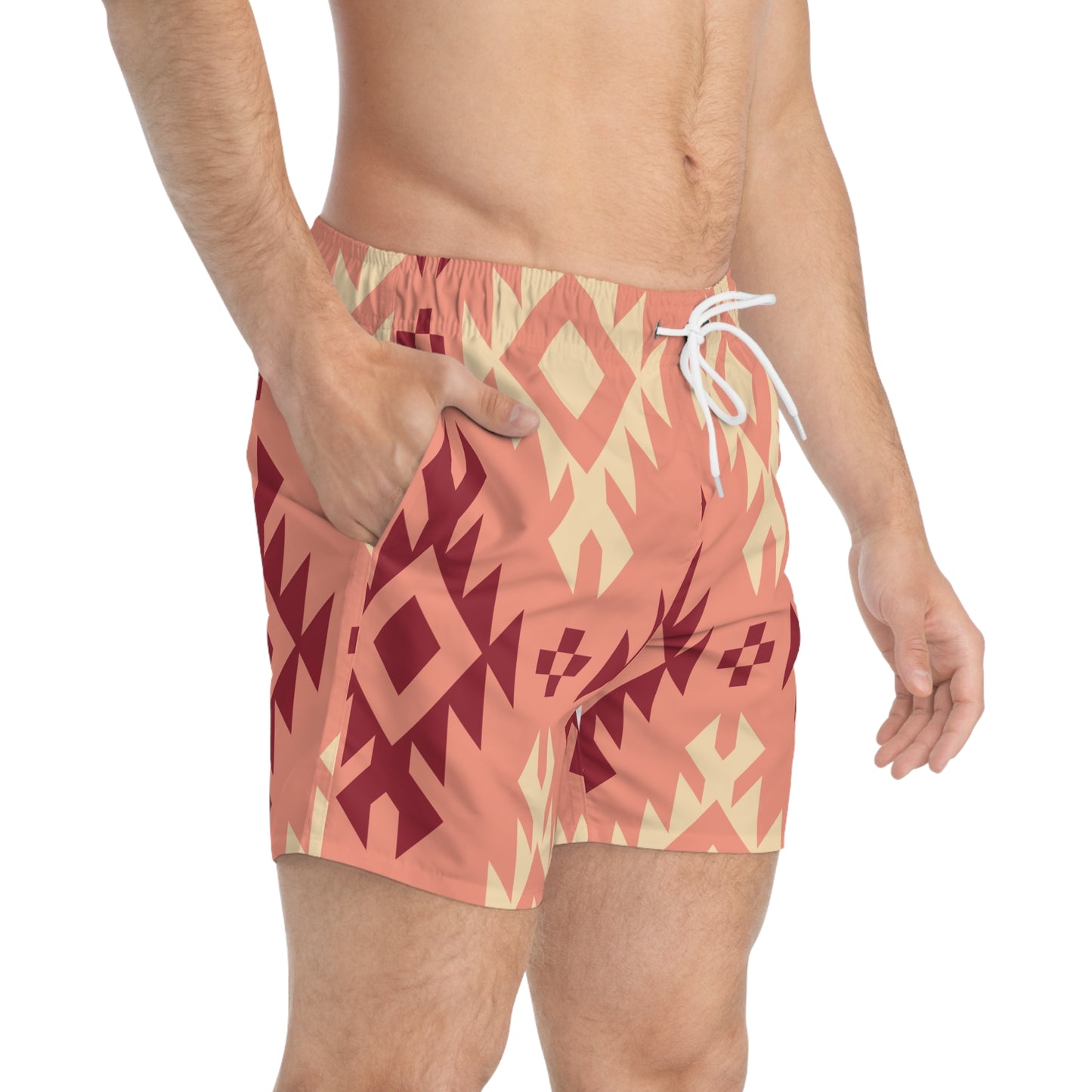 METRIC Peach Swim Shorts