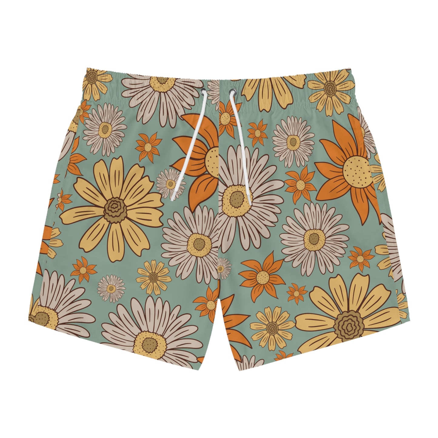 Cali Country Flower Swim Shorts