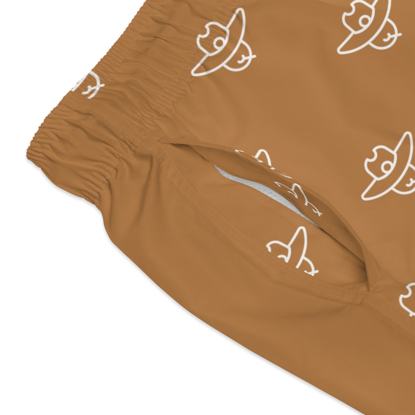 TAN Cowboy Swim Shorts