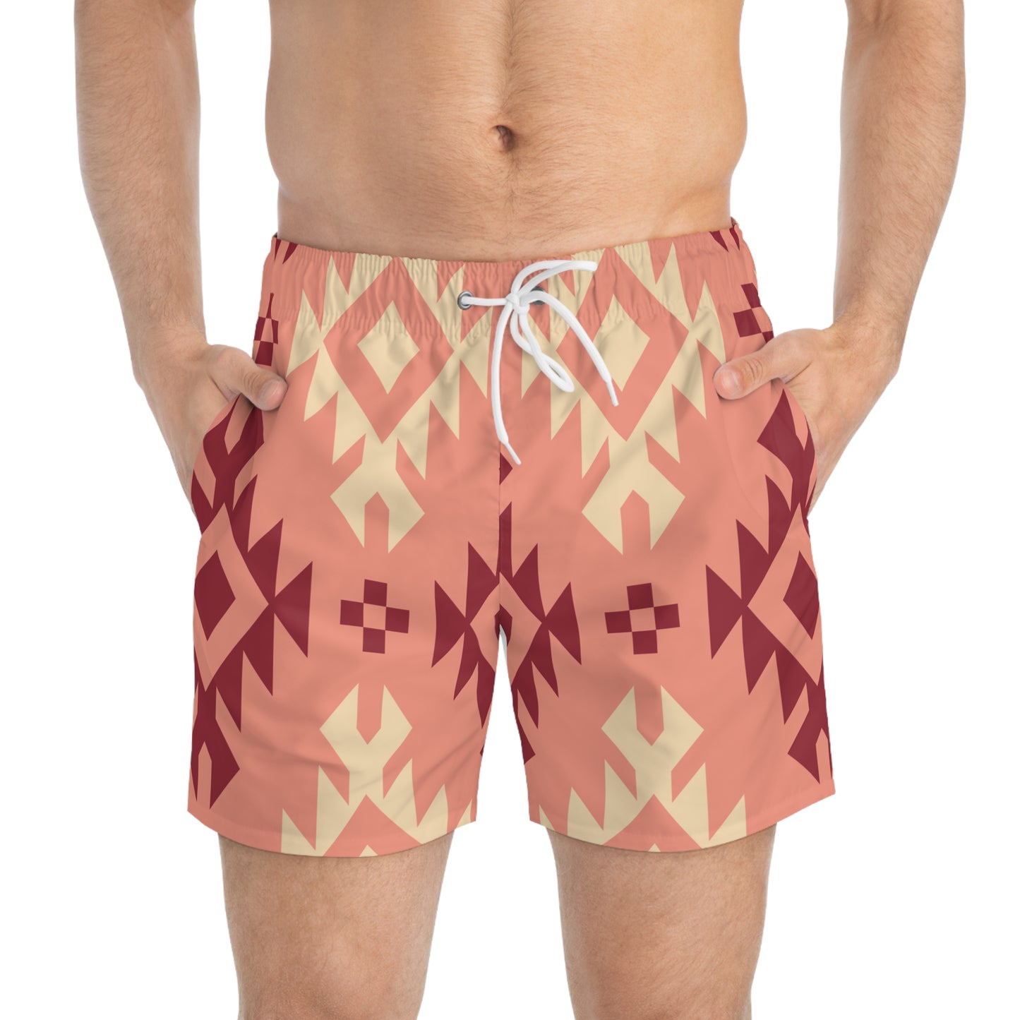 METRIC Peach Swim Shorts