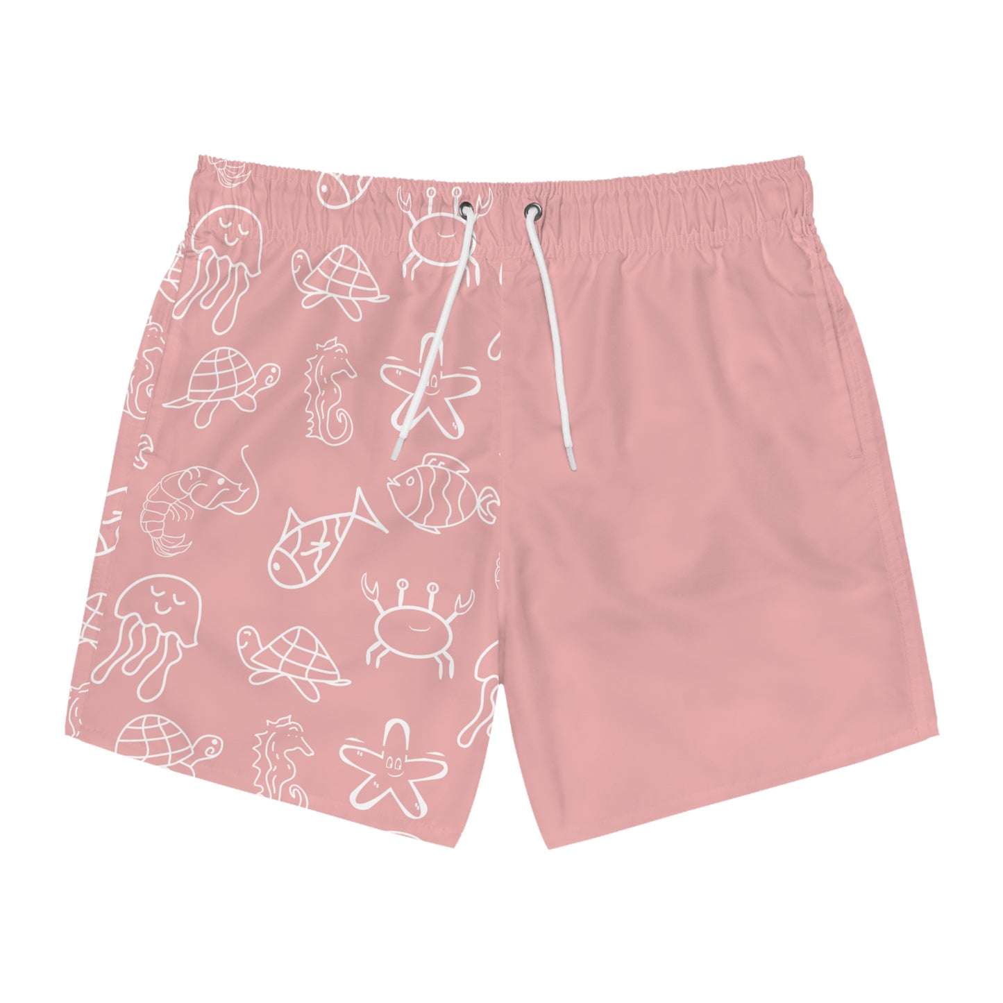 Pink Ocean Swim Shorts