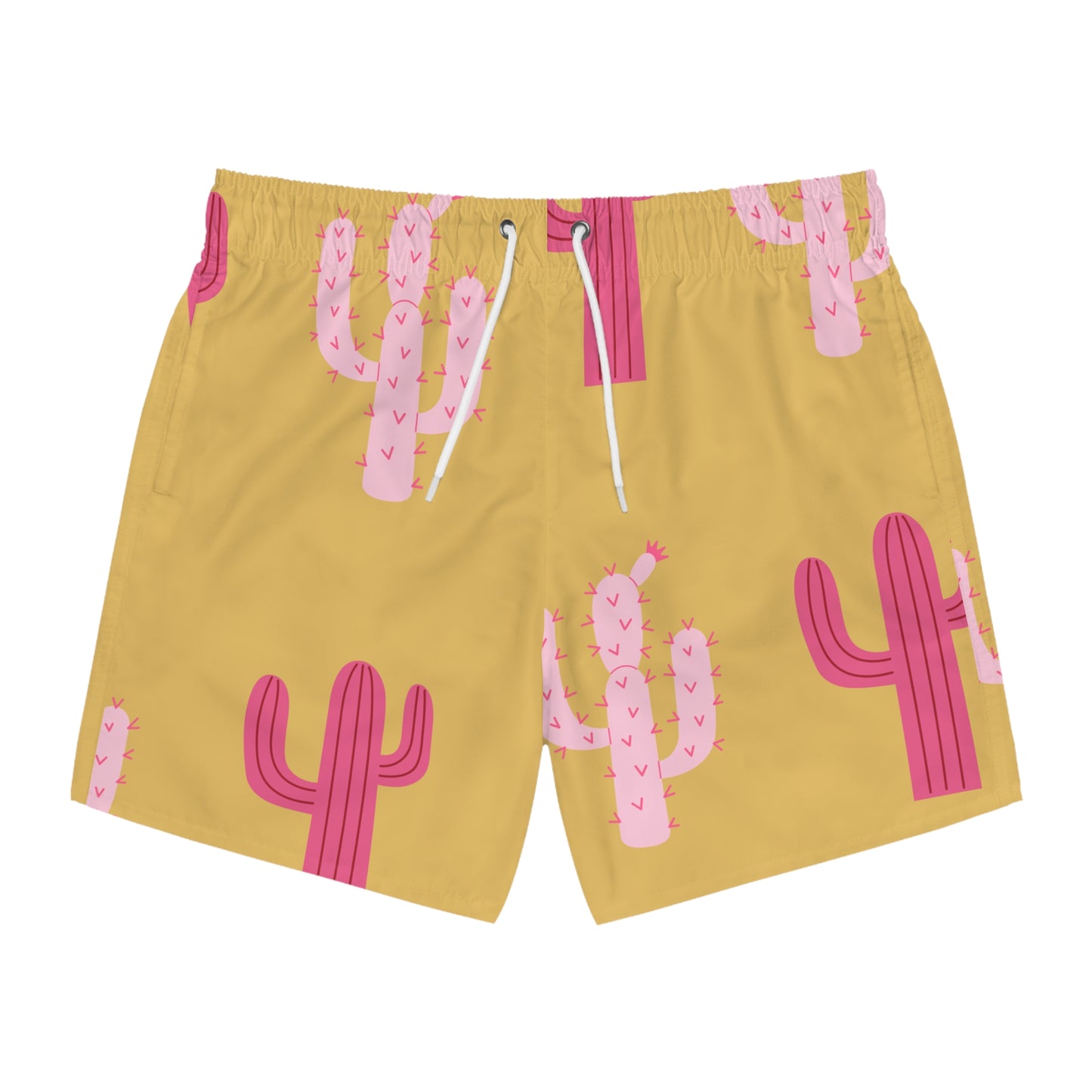 Pink Cacti Swim Shorts