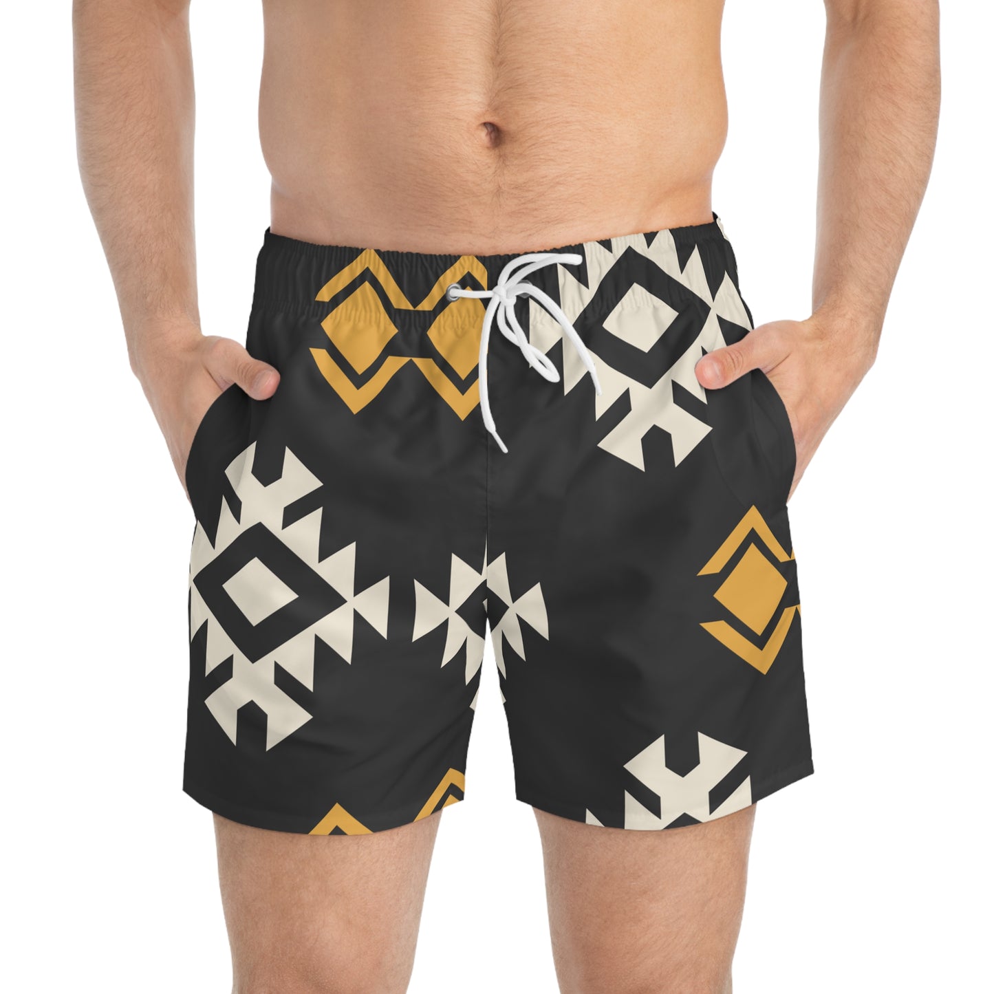 METRIC Black Swim Shorts