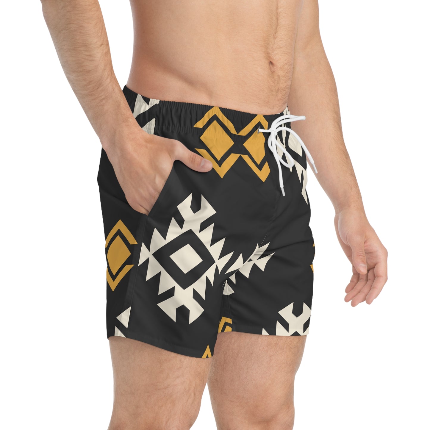 METRIC Black Swim Shorts