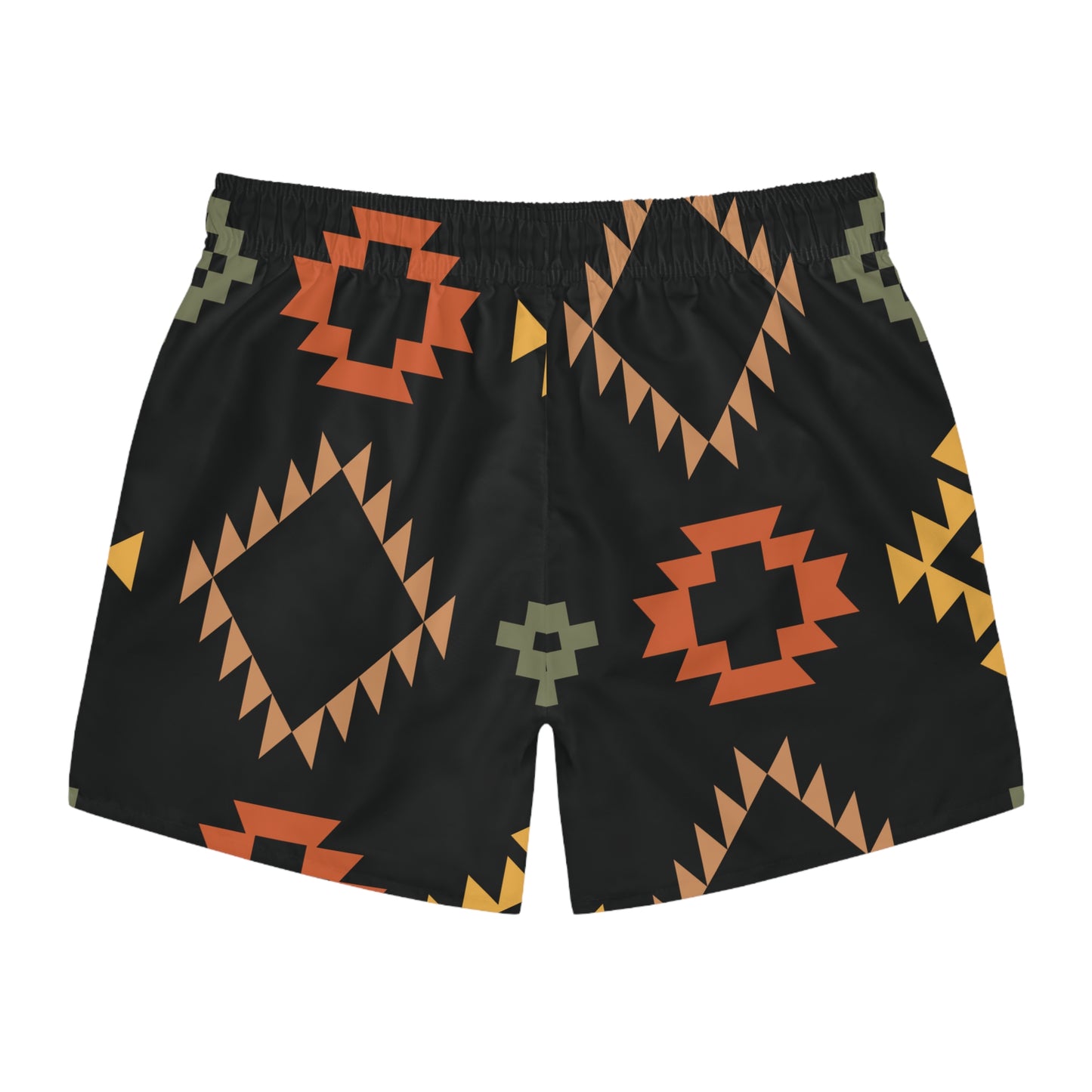 MULTI Color Black Swim Shorts