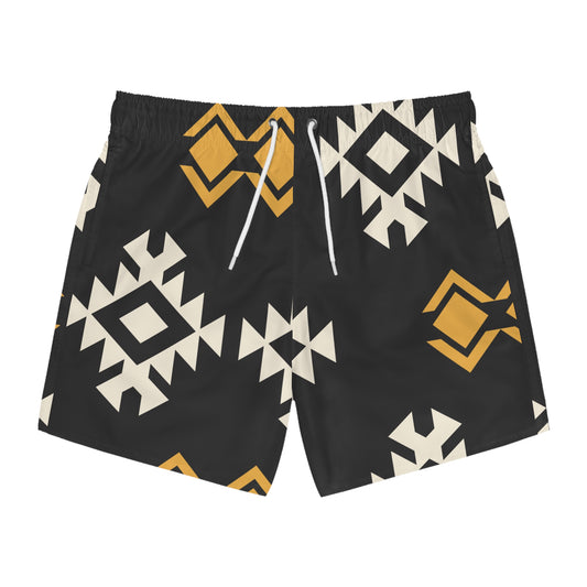 METRIC Black Swim Shorts