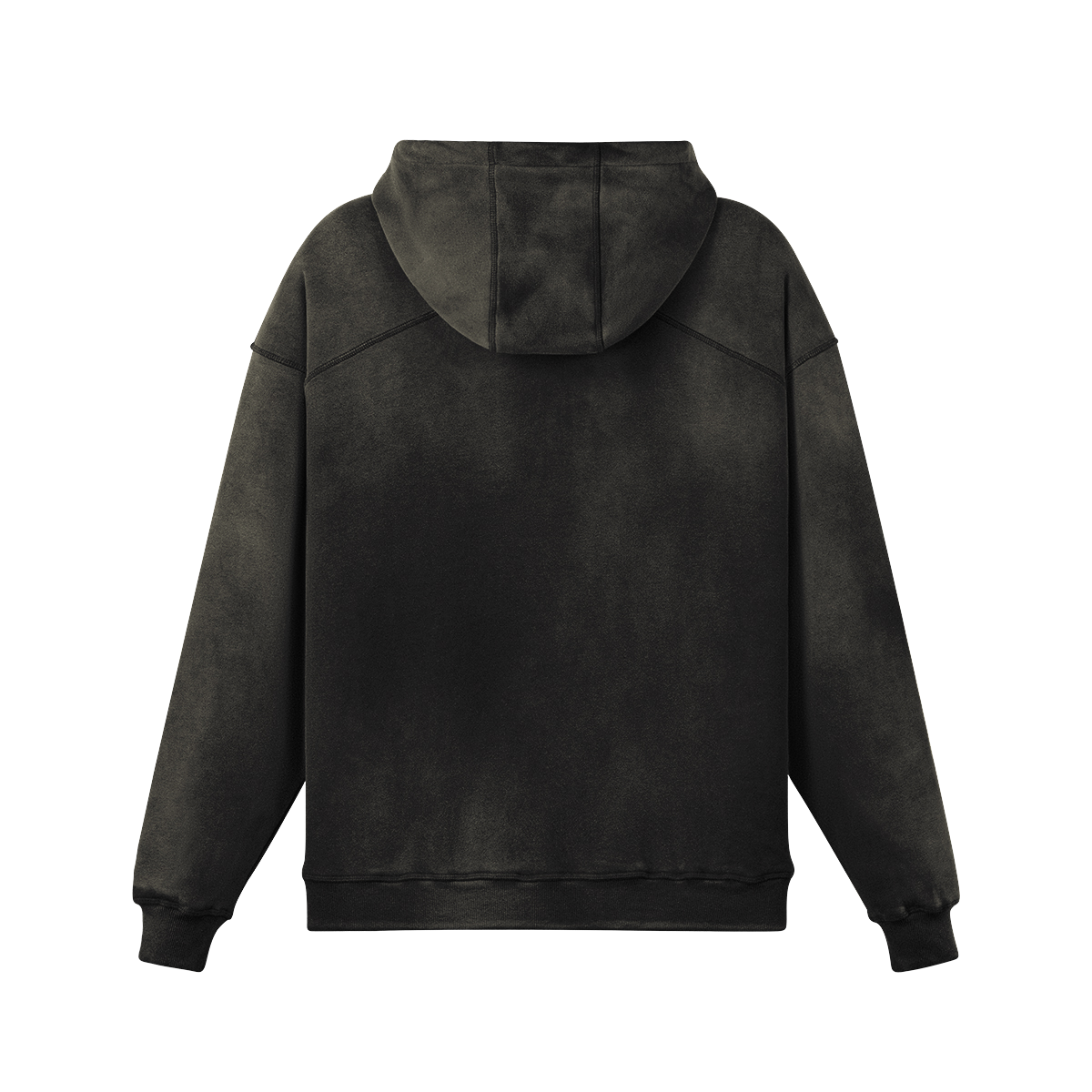 Slab City Smokey Black Oversized Hoodie