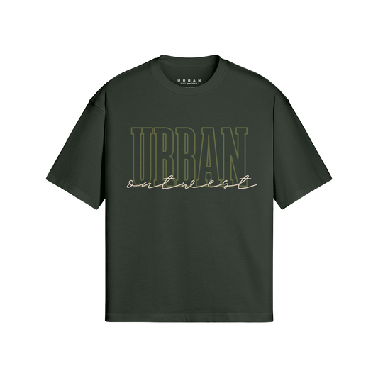 Slab City Urban Boxy Men's Tee " Jungle Green"