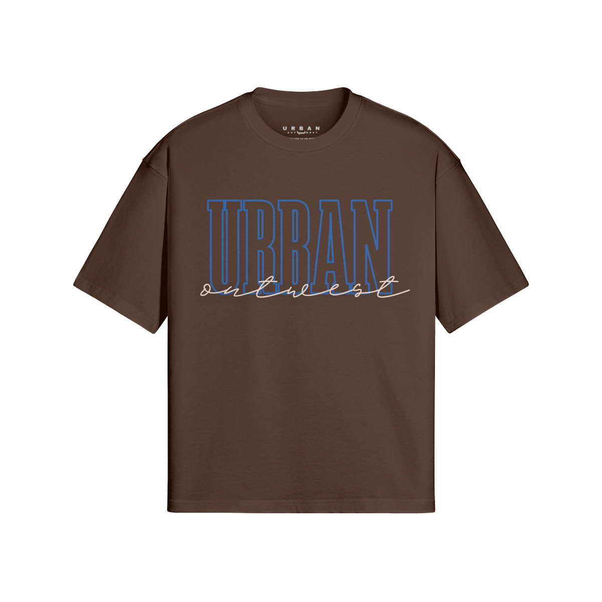 Slab City Urban Boxy Men's Tee "Dark Brown"