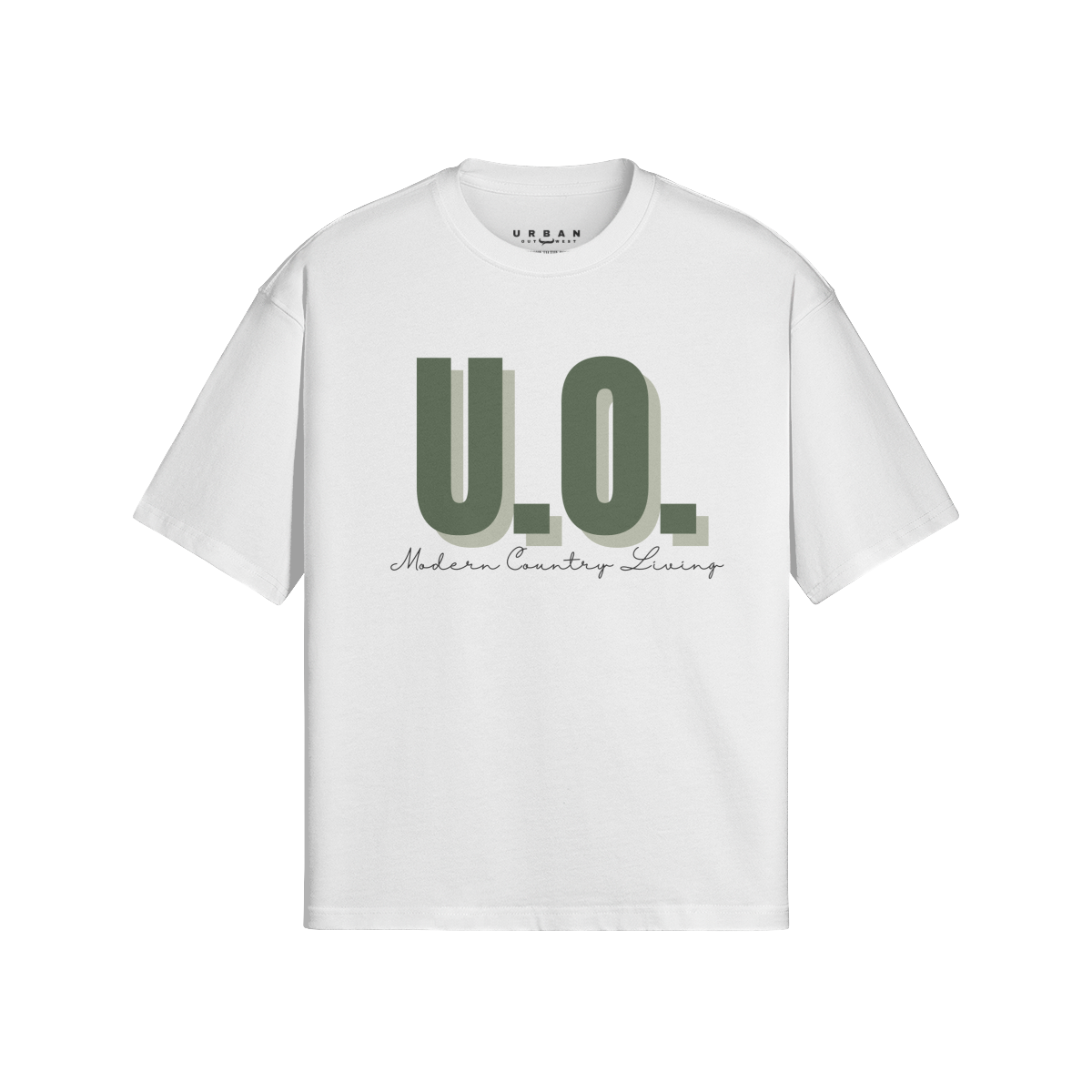 UO Men's Boxy Tee "White"