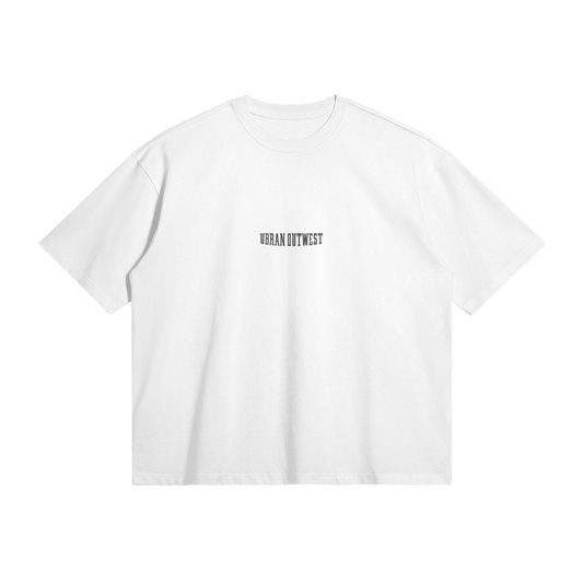 Stay Litty Oversized Boxy Tee 'White"