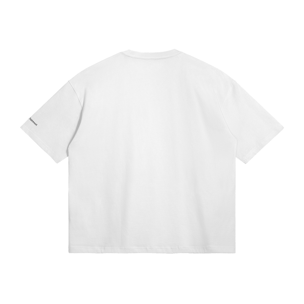 Country Lad Embroidered Boxy Oversized Tee "White"