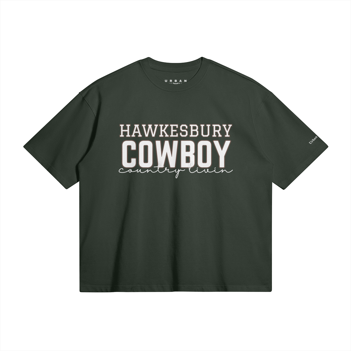 Hawkesbury Cowboy Country livin men's Boxy Tee